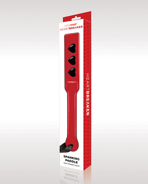 WhipSmart Heareaker Spanking Paddlertb - Red/Black
