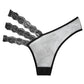 Adore Sheer & Lace Wild Orchid Panty Black O/S