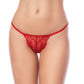 Sequin Embellished Babydoll w/G-String - Red SM