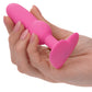 First Time Vibrating Beaded Anal Probe - Pink