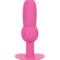 First Time Vibrating Beaded Anal Probe - Pink