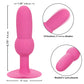 First Time Vibrating Beaded Anal Probe - Pink