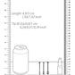 Shots Ouch Urethral Sounding Metal Plug Set - 49/50mm